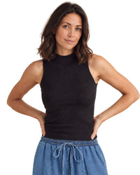 Always Classy Mock Neck Tank Top