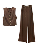 Goldie Wide Leg Pants Set