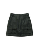 Madewell Wool-Blend Cargo Mini Skirt