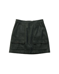 Madewell Wool-Blend Cargo Mini Skirt