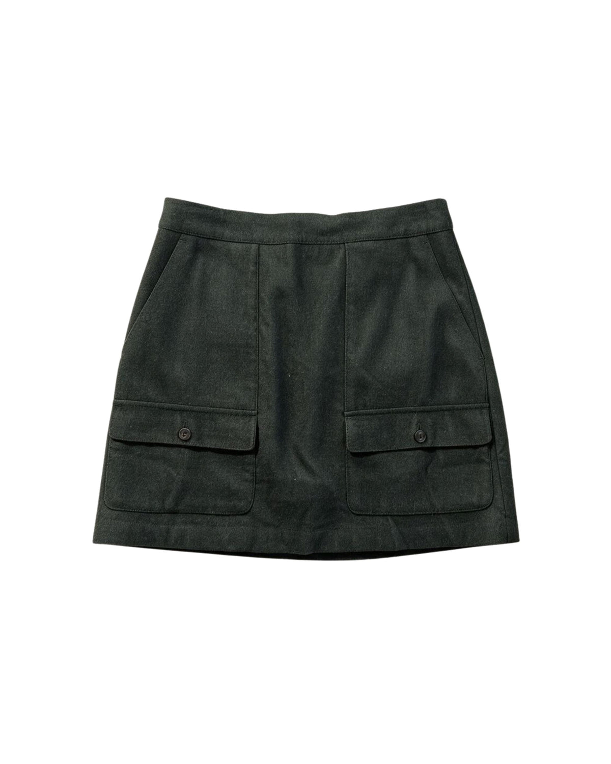 Madewell Wool-Blend Cargo Mini Skirt