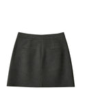 Madewell Wool-Blend Cargo Mini Skirt