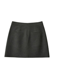 Madewell Wool-Blend Cargo Mini Skirt